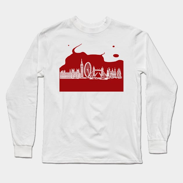 London landcape Long Sleeve T-Shirt by Ben Aaronovitch 